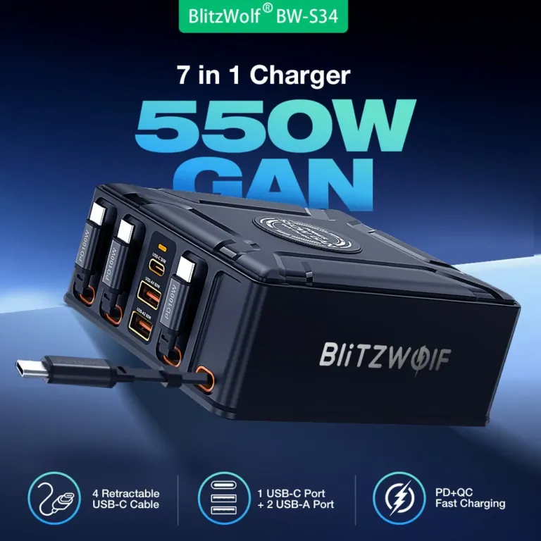 A Blitzwolf BW-S34 töltő az asztalod hiányzó láncszeme 2