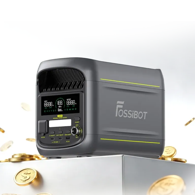 FOSSiBOT power stationök az EU-ból óriási akcióban 2
