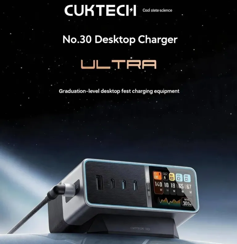 A CUKTECH 30 Ultra töltő végre rendet tesz az asztalodon 2