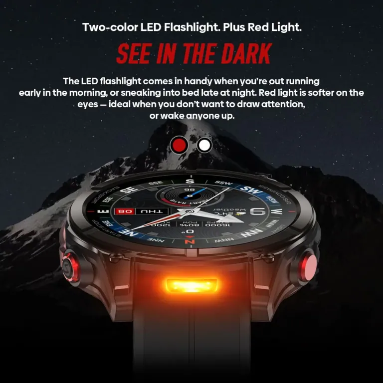 Céltudatos outdoor óra a Zeblaze Stratos 4 Pro 6