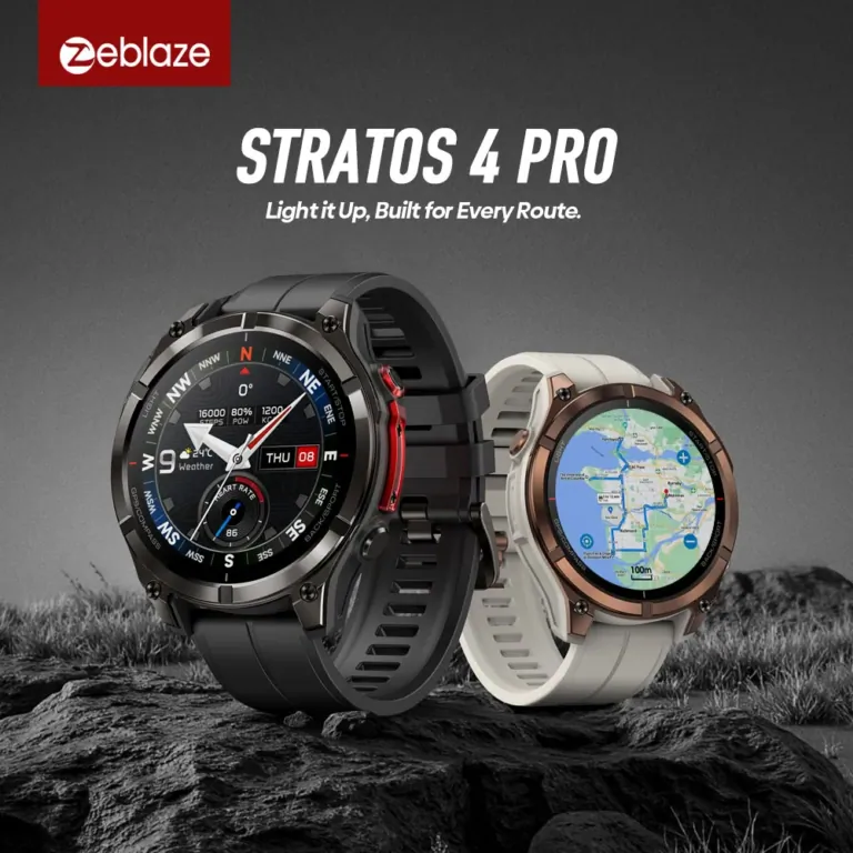 Céltudatos outdoor óra a Zeblaze Stratos 4 Pro 2