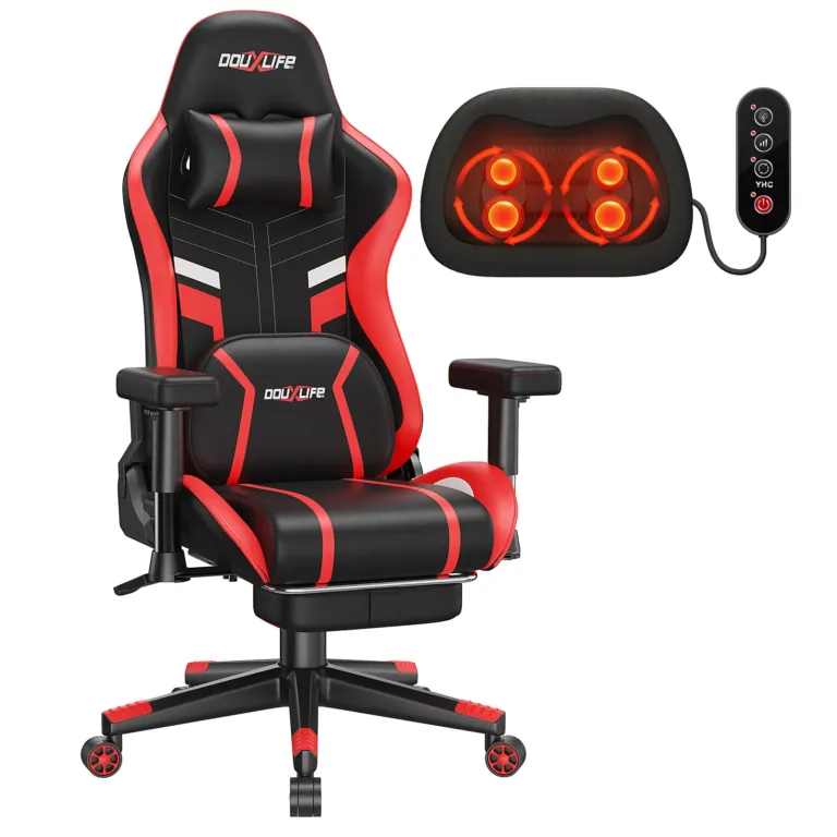 Douxlife GC-RC03-KN gamer szék: Masszázs és fűtés egyben! 6