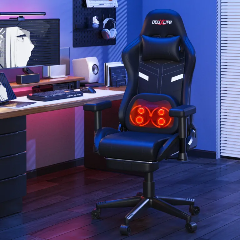 Douxlife GC-RC03-KN gamer szék: Masszázs és fűtés egyben! 11
