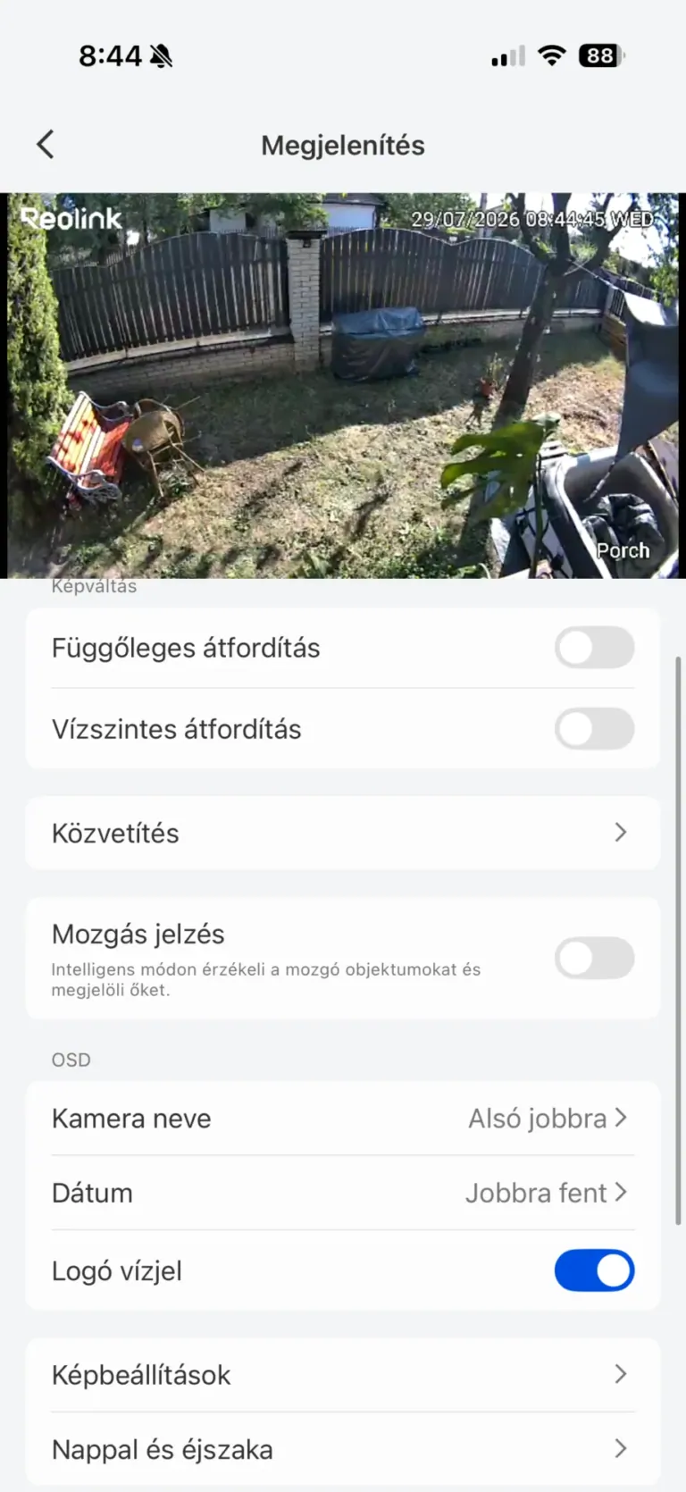 Reolink Solar Floodlight biztonsági kamera teszt 23