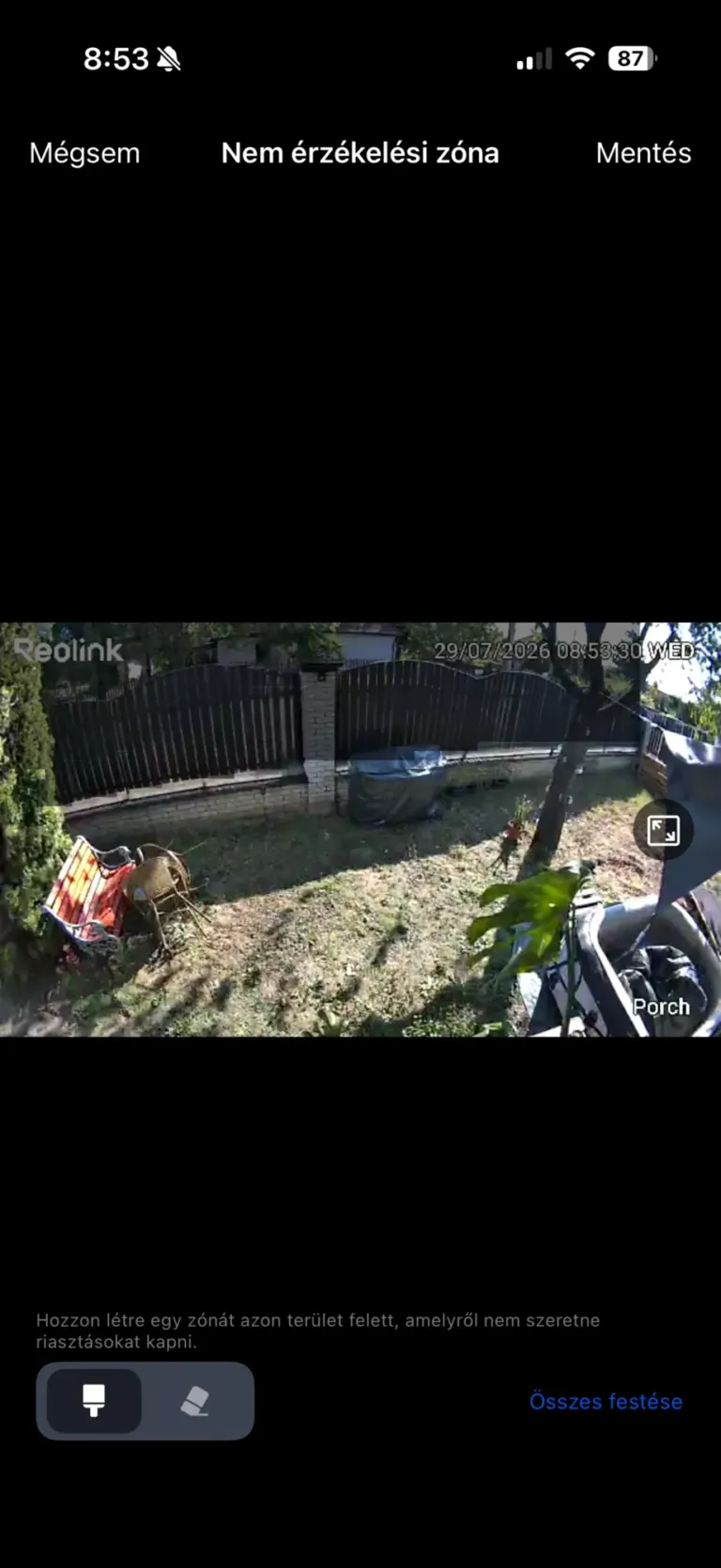 Reolink Solar Floodlight biztonsági kamera teszt 38