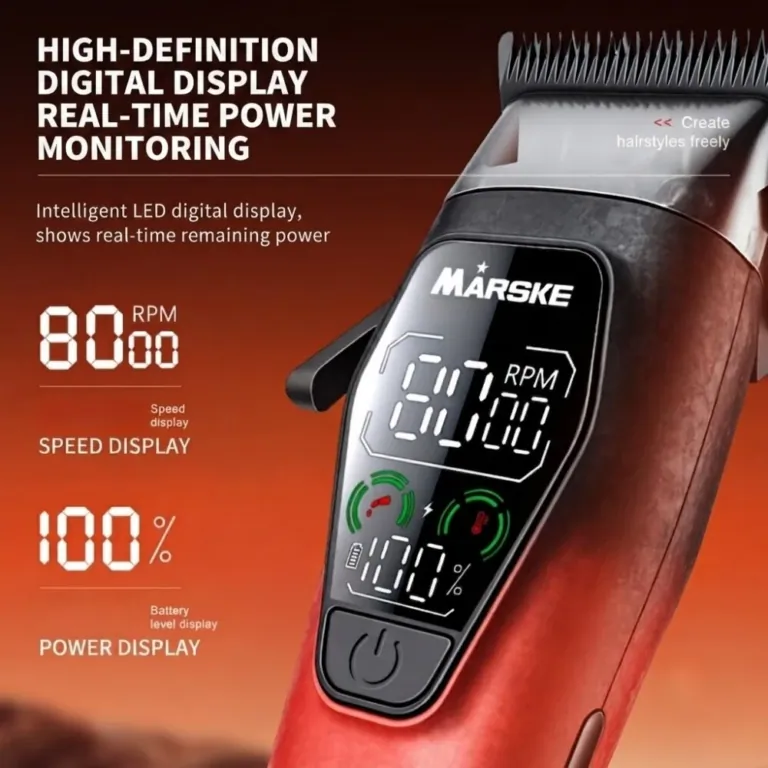 MARSKE MS-5090 hajvágó töltőállomással és sok extrával 5