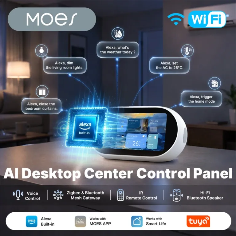 MOES TPL05-T1: egy panel, ami az egész okosotthont viszi 3