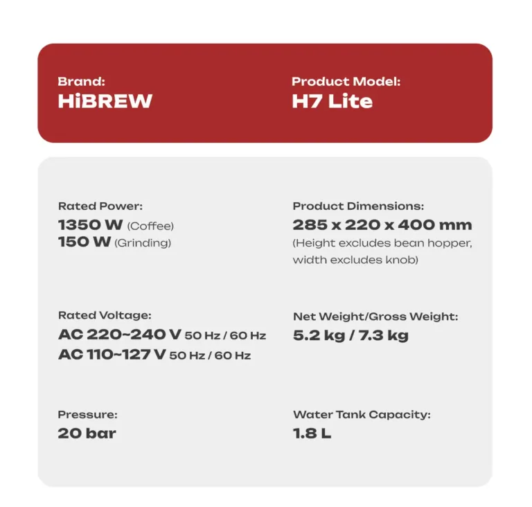 HiBREW H7 Lite: kávézói élmény a saját konyhádban 20