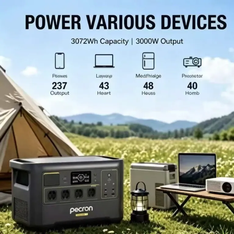 Pecron F3000LFP power station: a 3072 Wh átsegít az áramszüneten 3