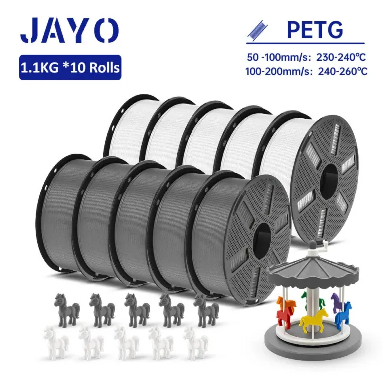 10 tekercs JAYO PETG filament, hogy sose fogyj ki 9