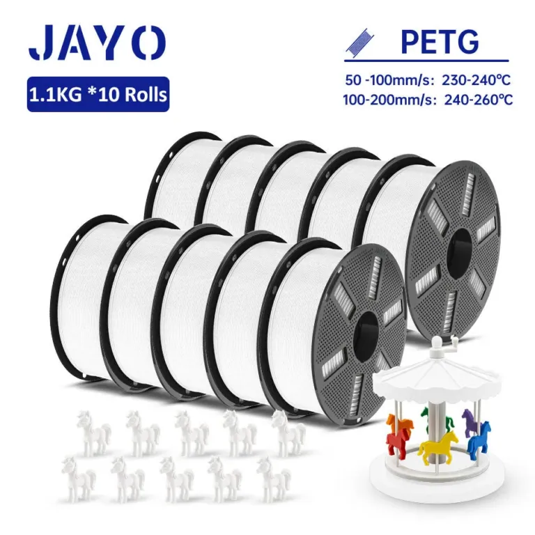 10 tekercs JAYO PETG filament, hogy sose fogyj ki 10