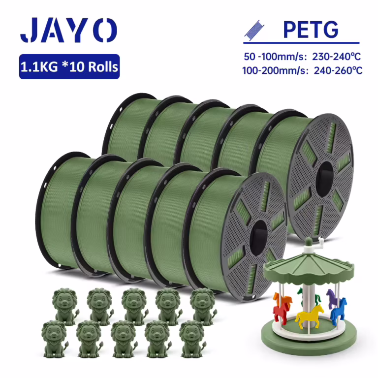 10 tekercs JAYO PETG filament, hogy sose fogyj ki 11