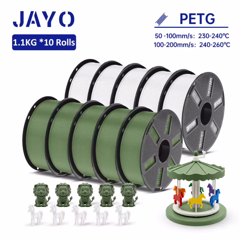 10 tekercs JAYO PETG filament, hogy sose fogyj ki 13