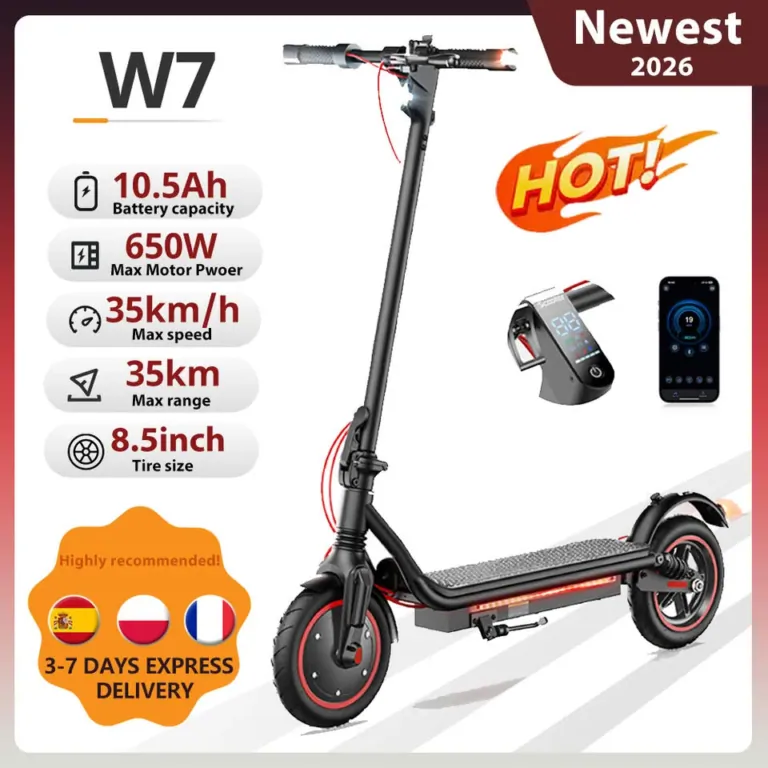 Az iScooter W7 olcsó, de jó belépő az e-rollerek világába 2