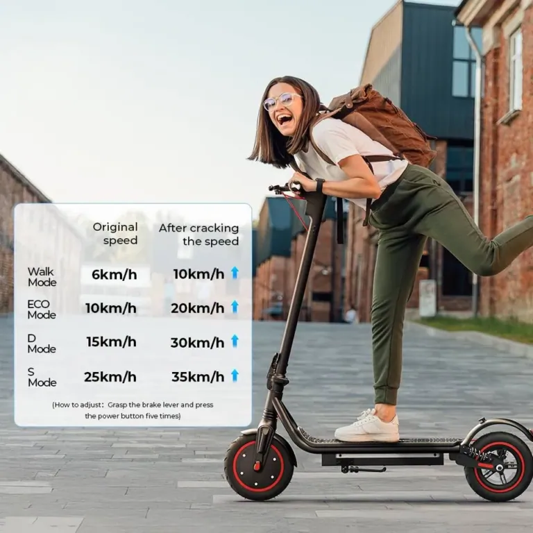 Az iScooter W7 olcsó, de jó belépő az e-rollerek világába 8