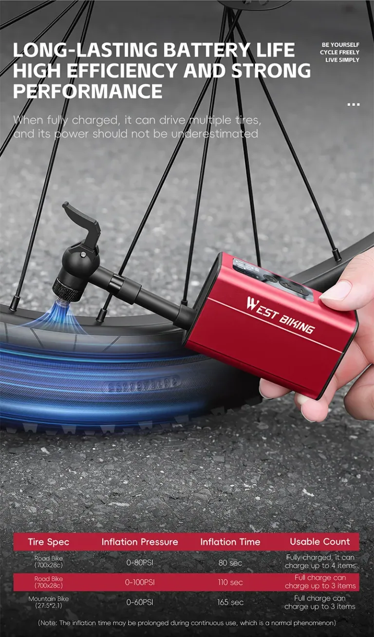 West Biking mini pumpával sosem lesz többé lapos gumid 14