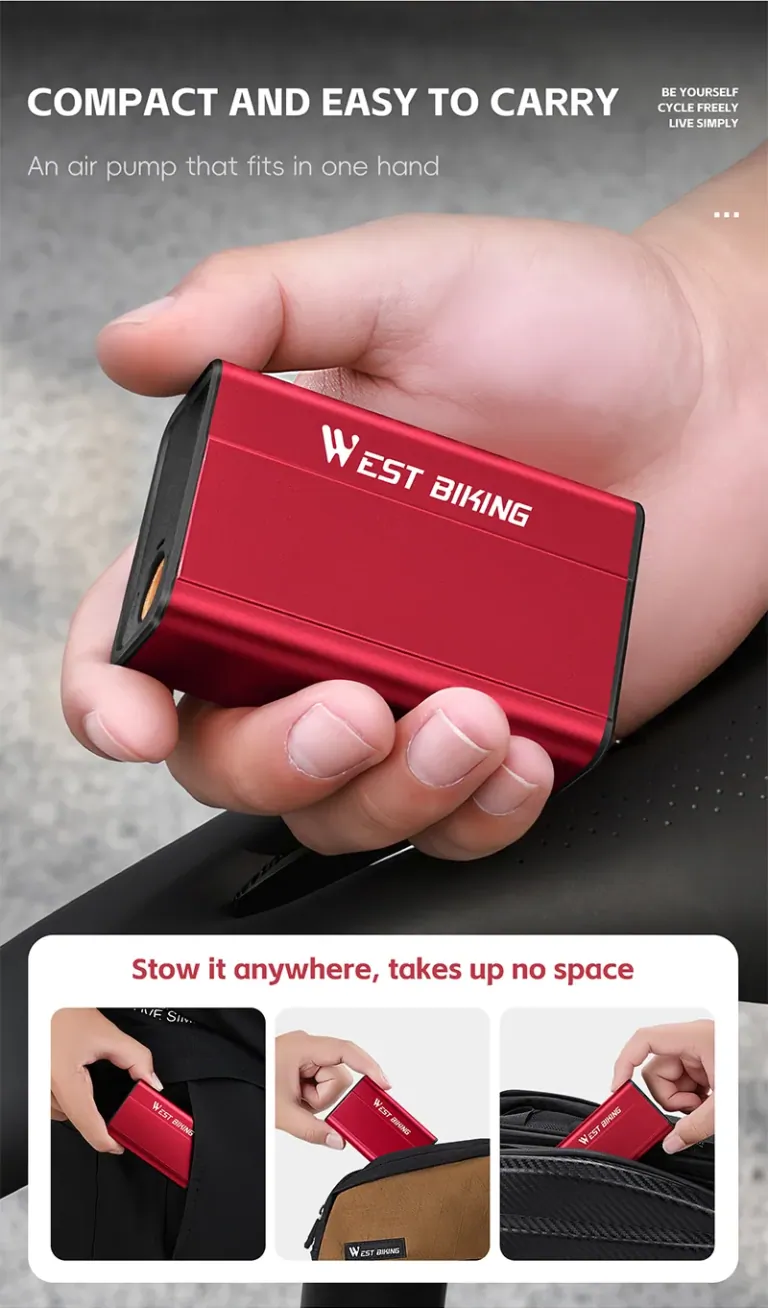 West Biking mini pumpával sosem lesz többé lapos gumid 17
