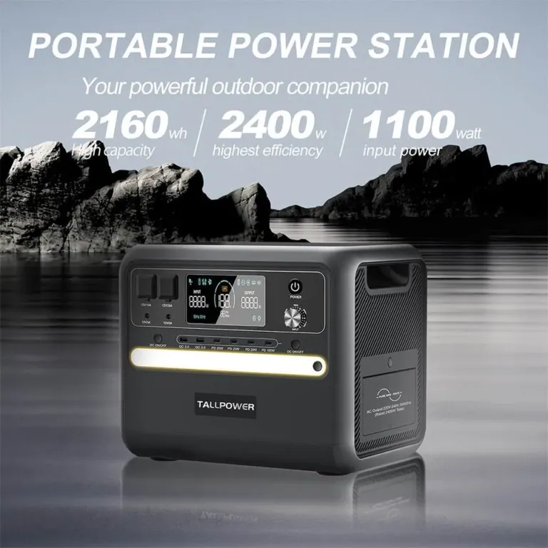 A TALLPOWER V2400 power station 2400 W-tal mindent bír 3