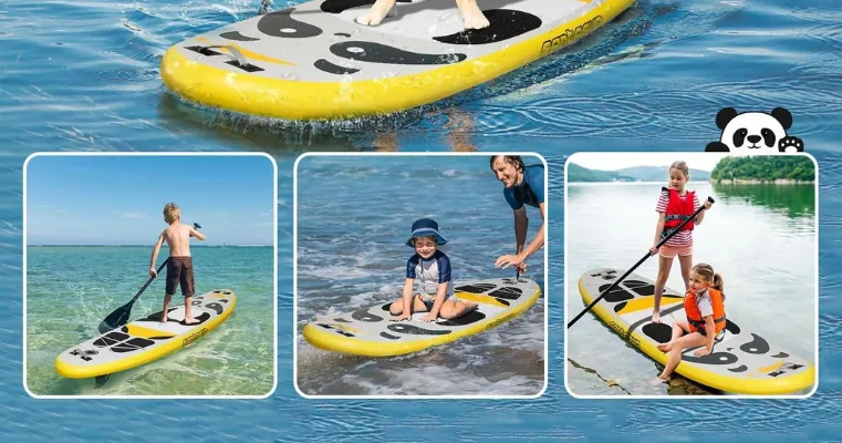 Strapabíró SUP-ot kaptak a gyerekek a WaveRite Pandával