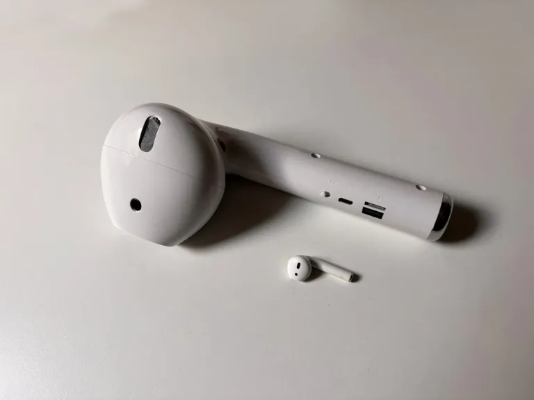 AirPods alakú Bluetooth hangszóró teszt 4