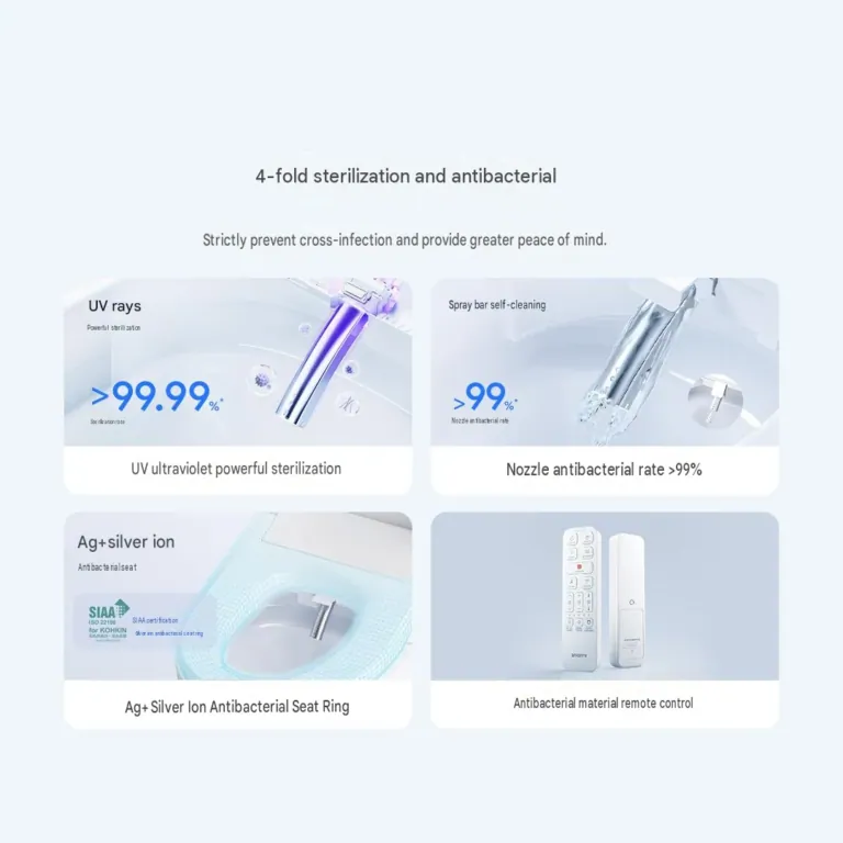 Smartmi okos WC-ülőke fűtés, bidé és szárítás funkcióval 5