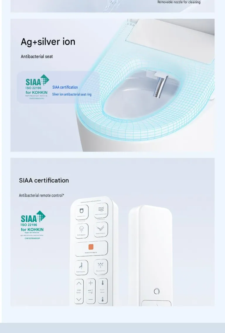 Smartmi okos WC-ülőke fűtés, bidé és szárítás funkcióval 10