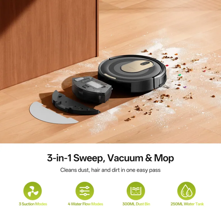 A tiszta otthon nyugalma a Vactidy W8 robotporszívóval 4