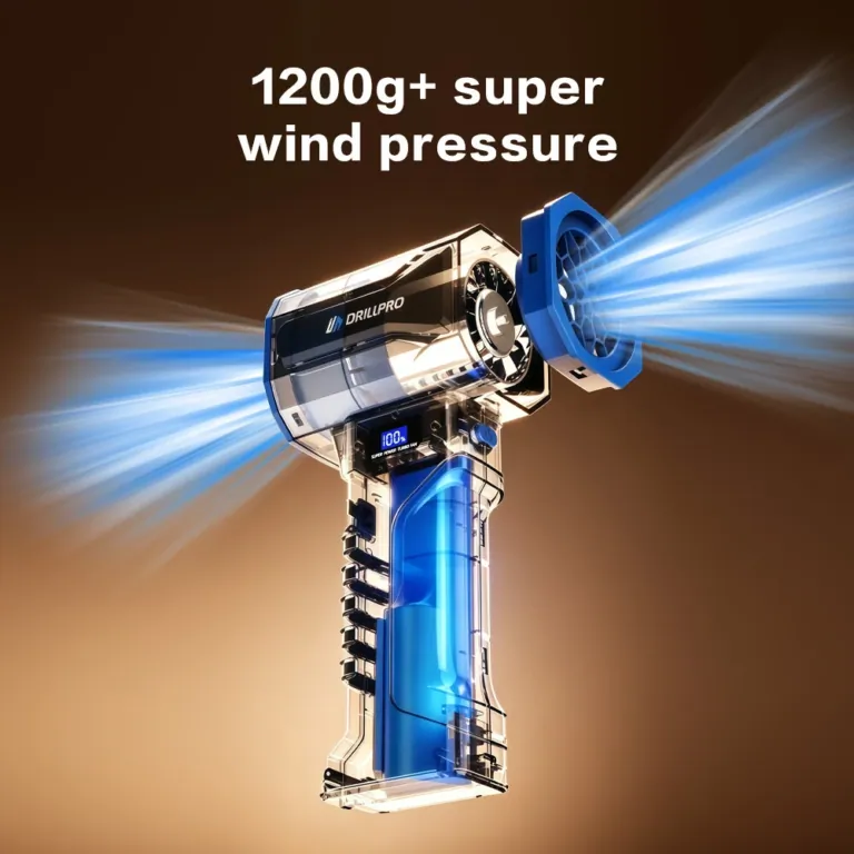 Az akkus Drillpro V8 légfúvóval sima a 60 000 RPM 5