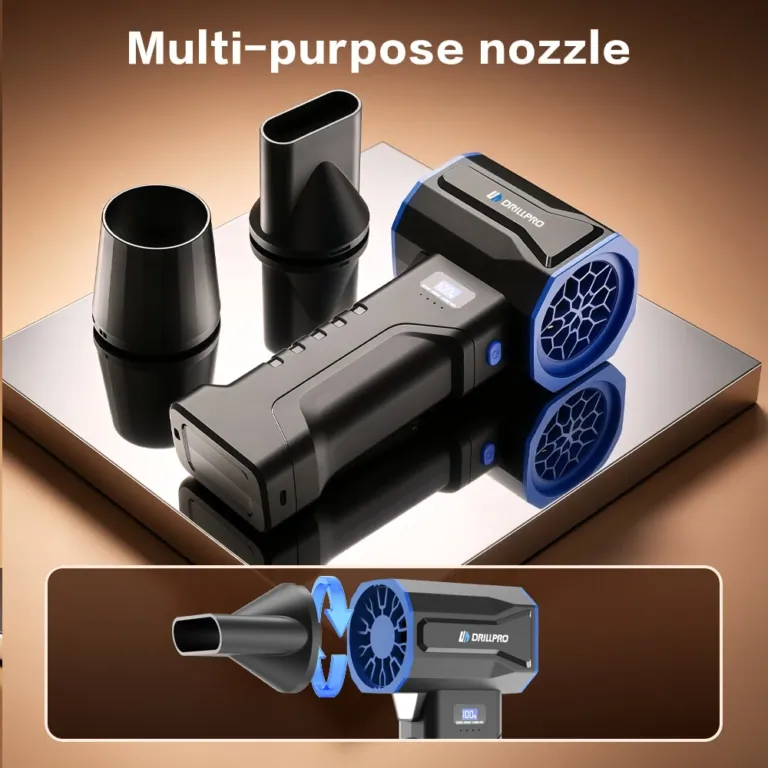 Az akkus Drillpro V8 légfúvóval sima a 60 000 RPM 9