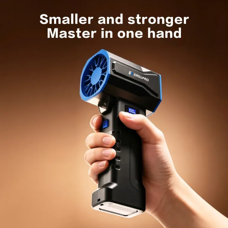 Az akkus Drillpro V8 légfúvóval sima a 60 000 RPM 8