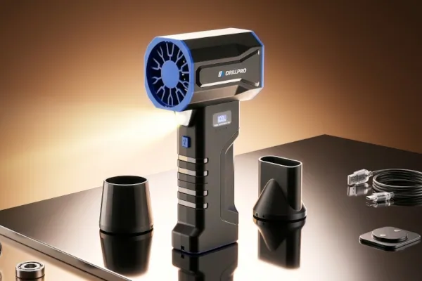 Az akkus Drillpro V8 légfúvóval sima a 60 000 RPM 1