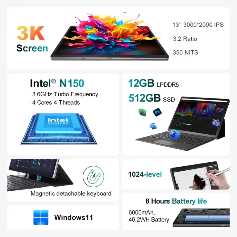 Itt a Ninkear S13 Neo, a hibrid újdonság 3K-s kijelzővel 12