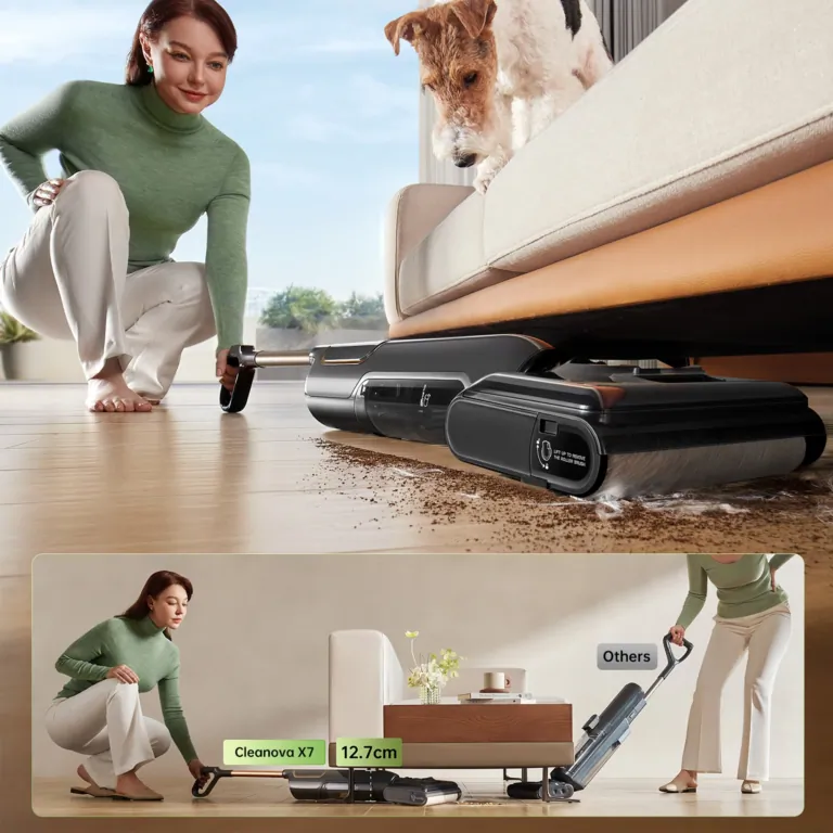 A Vactidy X7S a falak mellett sem hagy koszt maga után 6