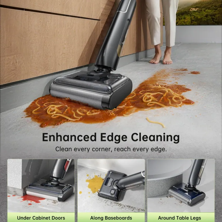 A Vactidy X7S a falak mellett sem hagy koszt maga után 4