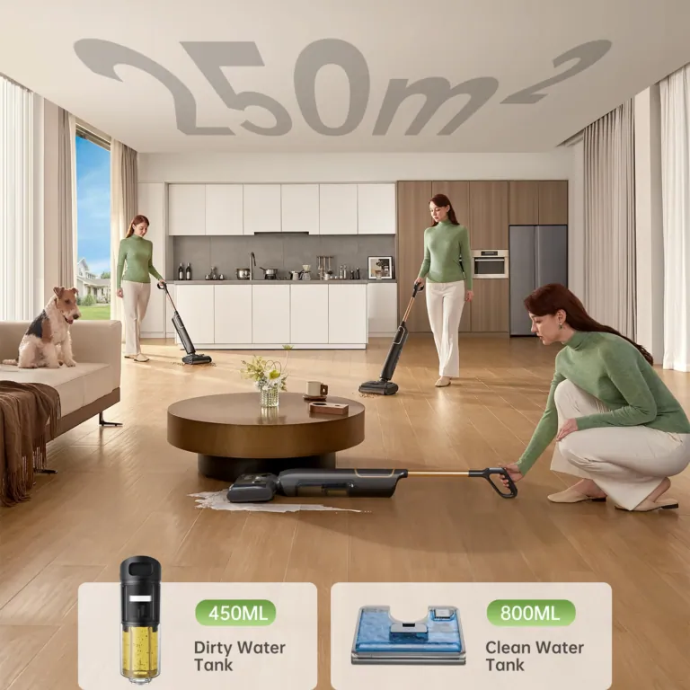 A Vactidy X7S a falak mellett sem hagy koszt maga után 5