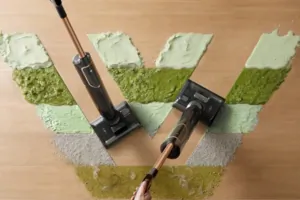 A Vactidy X7S a falak mellett sem hagy koszt maga után
