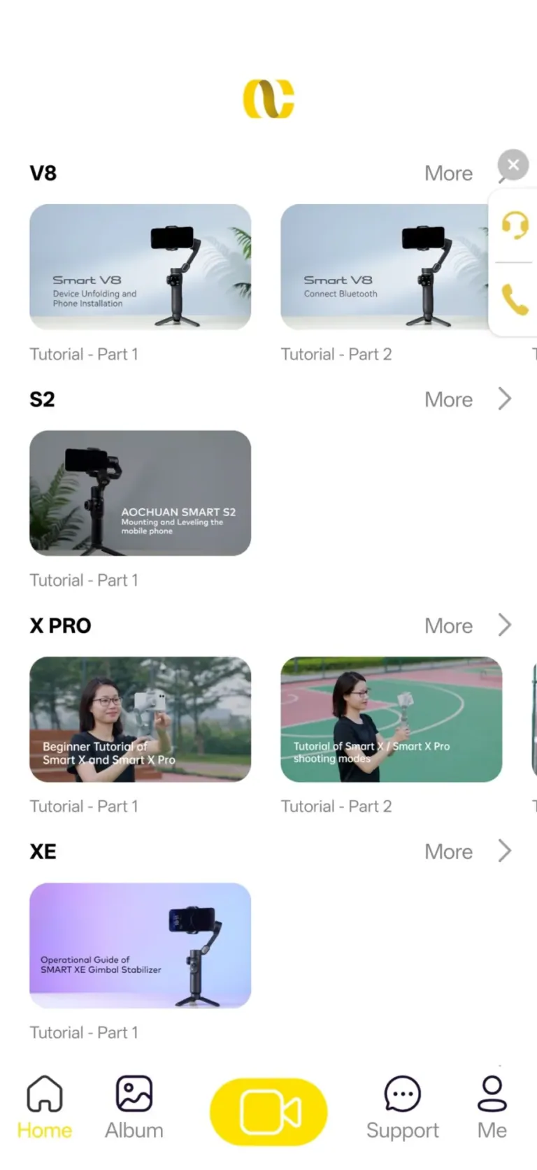 Aochuan Smart XE gimbal teszt 25