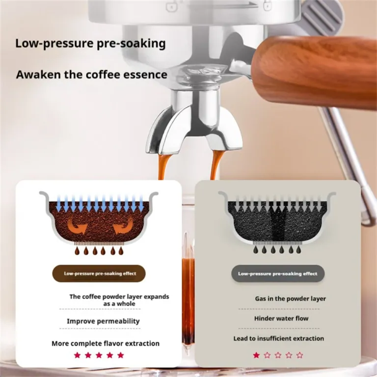ZZUOM BG-311 kávéfőző az otthoni barista trükkökhöz 6