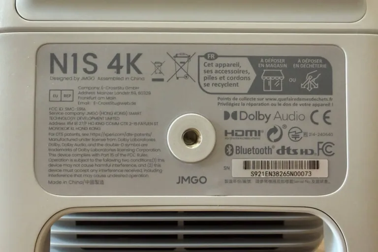 JMGO N1S 4K projektor teszt 12