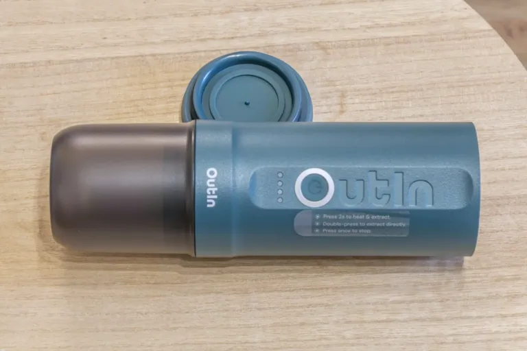 OutIn Nano hordozható kávéfőző teszt 11