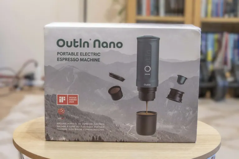 OutIn Nano hordozható kávéfőző teszt 2