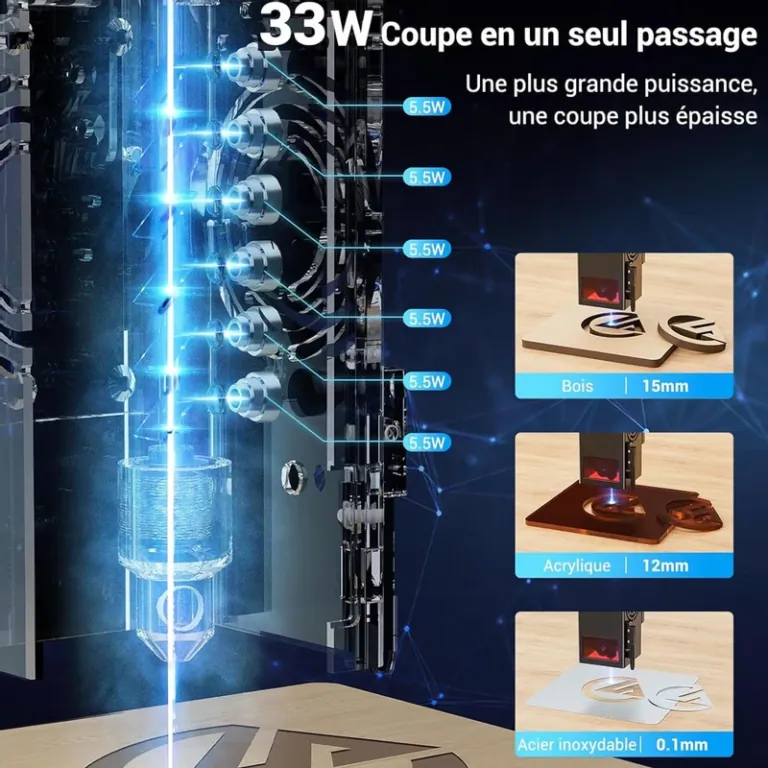 Egyedi ajándékot gyárt a Mecpow X5 Pro lézergravírozó 3