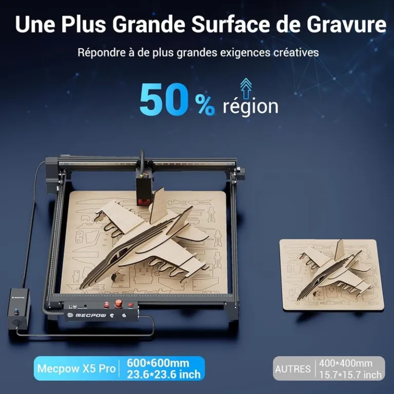 Egyedi ajándékot gyárt a Mecpow X5 Pro lézergravírozó 5