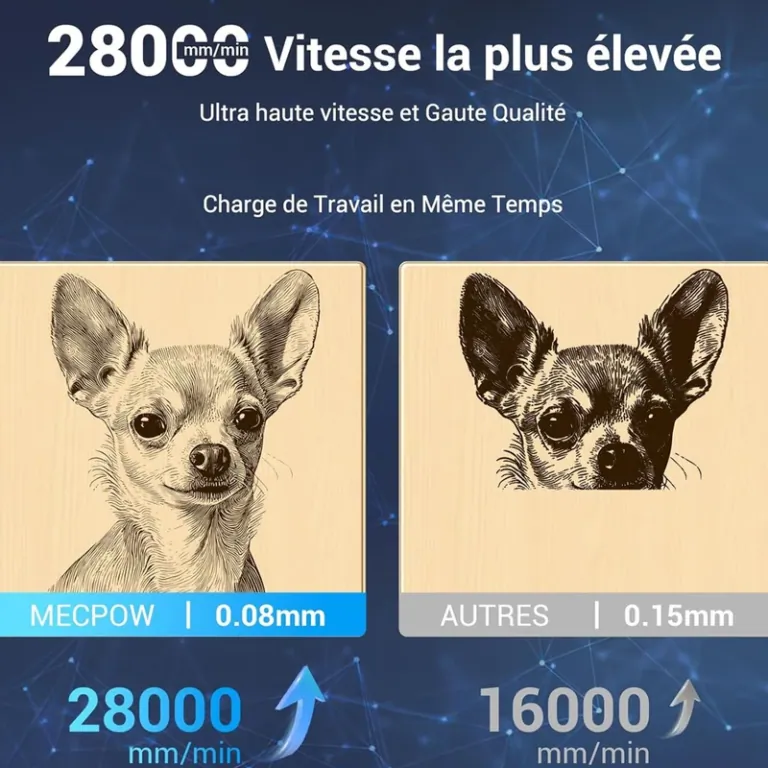 Egyedi ajándékot gyárt a Mecpow X5 Pro lézergravírozó 4