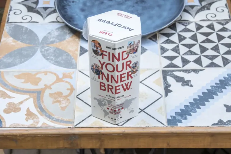 AeroPress Clear kávéfőző teszt 2