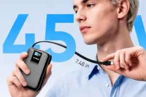 Új KUULAA KL-YD120 power bank beépített kábellel
