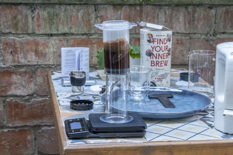 AeroPress Clear kávéfőző teszt 15