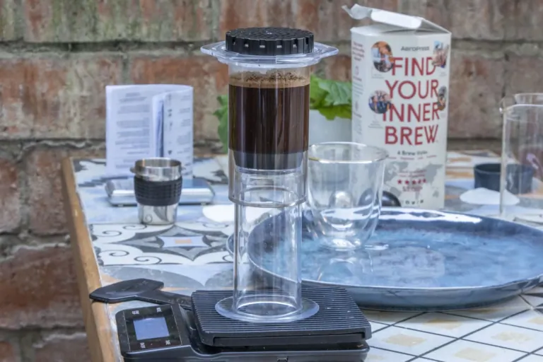 AeroPress Clear kávéfőző teszt 16