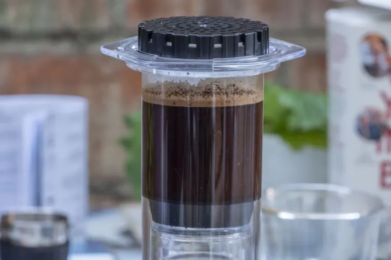 AeroPress Clear kávéfőző teszt 17