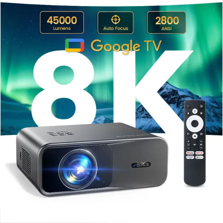 A Wimius G1 projektor Google TV-s házimozit ad otthonra 2